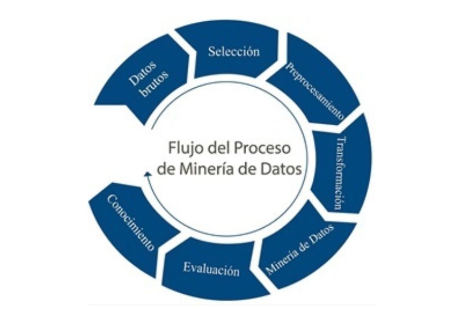 Figura 1. Diagrama circular de procesos involucrados en la minería de datos.